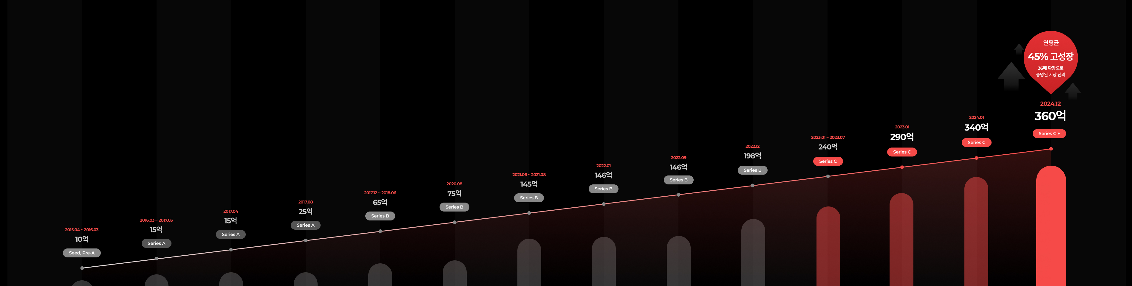 매년 24% 성장 도식화